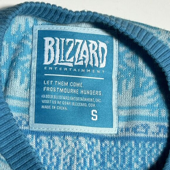 World of Warcraft Blizzard BlizzCon 2019 Lich King Ugly Xmas Sweater Christmas S - Picture 14 of 16